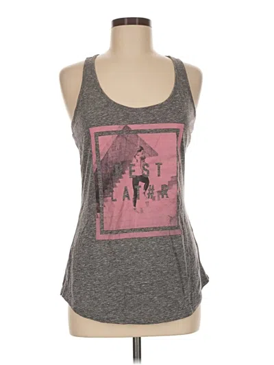Pre-owned Active By Old Navy Tank Top Gray Halter Neckline Tops