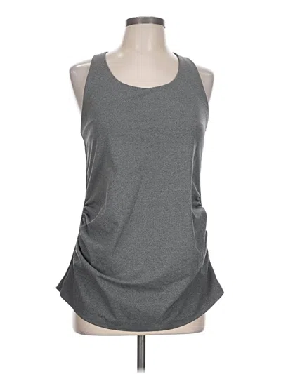 Pre-owned Active By Old Navy Tank Top Gray Halter Neckline Tops