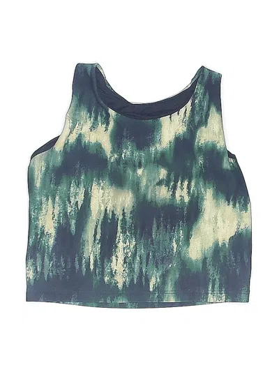 Pre-owned Active By Old Navy Kids' Tank Top Green Halter Neckline Tops
