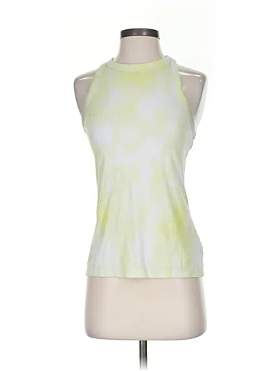 Pre-owned Active By Old Navy Tank Top Green Halter Neckline Tops