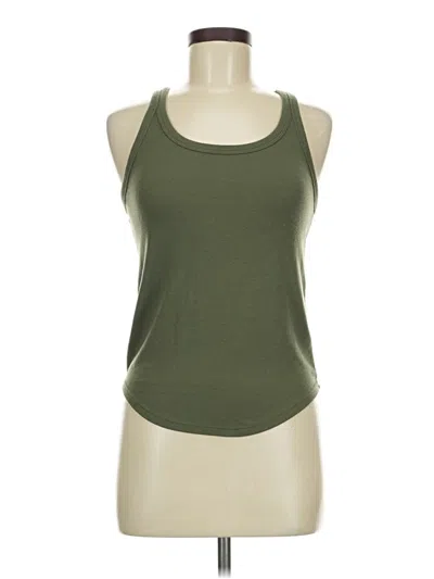 Pre-owned Active By Old Navy Tank Top Green Halter Neckline Tops