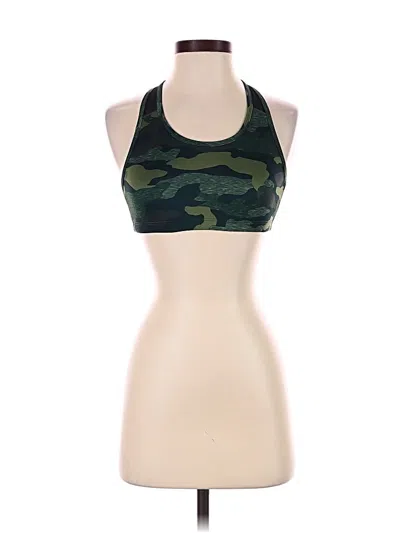 Pre-owned Active By Old Navy Tank Top Green Halter Neckline Tops