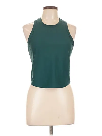 Pre-owned Active By Old Navy Tank Top Green Halter Neckline Tops