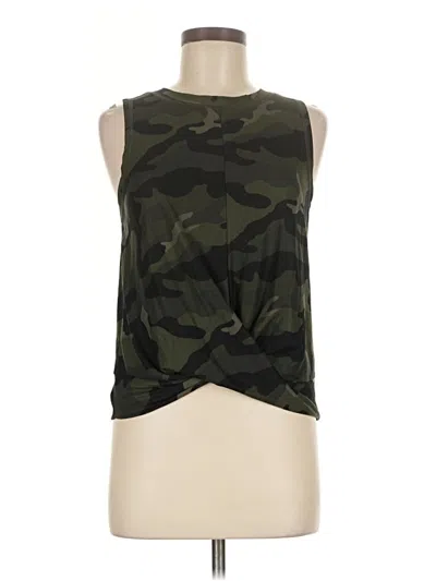 Pre-owned Active By Old Navy Tank Top Green Halter Neckline Tops