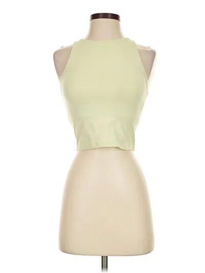 Pre-owned Active By Old Navy Tank Top Green Halter Neckline Tops