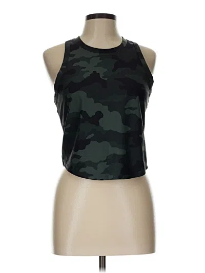 Pre-owned Active By Old Navy Tank Top Green Halter Neckline Tops