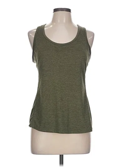 Pre-owned Active By Old Navy Tank Top Green Halter Neckline Tops