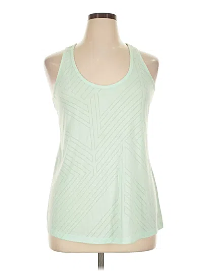 Pre-owned Active By Old Navy Tank Top Green Halter Neckline Tops