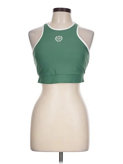 Pre-owned Active By Old Navy Tank Top Green Halter Neckline Tops