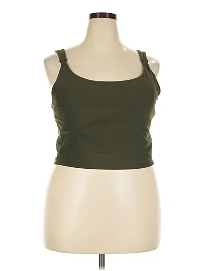 Pre-owned Active By Old Navy Tank Top Green Strapless Neckline Tops