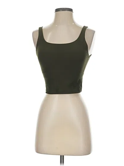 Pre-owned Active By Old Navy Tank Top Green Strapless Neckline Tops