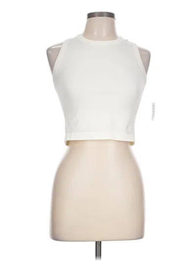 Pre-owned Active By Old Navy Tank Top Ivory Halter Neckline Tops