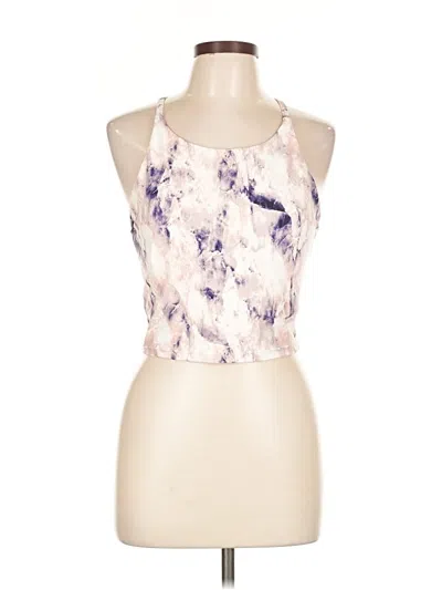 Pre-owned Active By Old Navy Tank Top Ivory Halter Neckline Tops In White