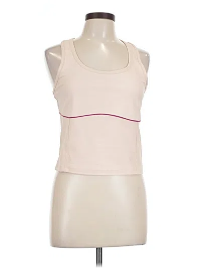 Pre-owned Active By Old Navy Tank Top Ivory Halter Neckline Tops In White