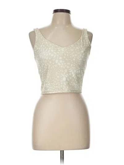 Pre-owned Active By Old Navy Tank Top Ivory Strapless Neckline Tops
