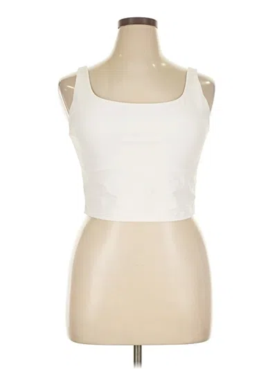 Pre-owned Active By Old Navy Tank Top Ivory Strapless Neckline Tops