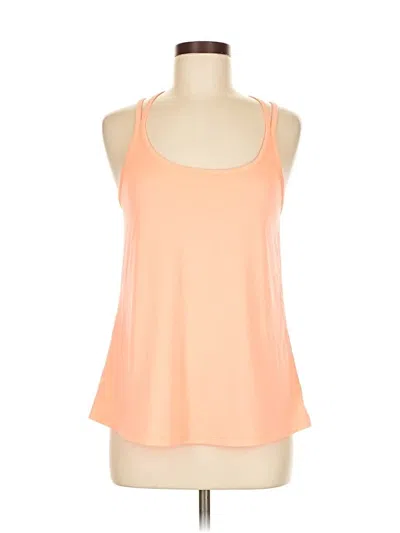 Pre-owned Active By Old Navy Tank Top Orange Halter Neckline Tops