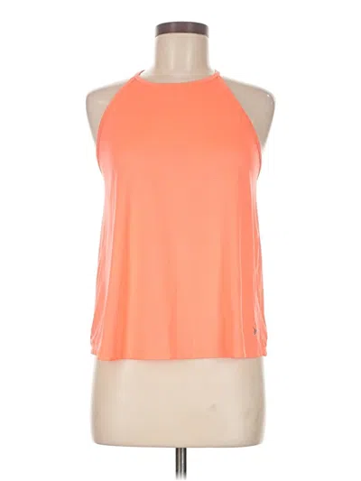 Pre-owned Active By Old Navy Tank Top Orange Halter Neckline Tops