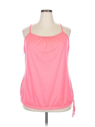 Pre-owned Active By Old Navy Tank Top Pink Halter Neckline Tops