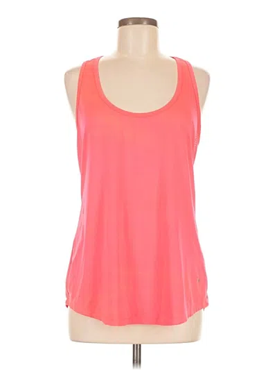 Pre-owned Active By Old Navy Tank Top Pink Halter Neckline Tops