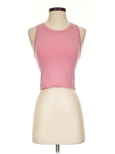Pre-owned Active By Old Navy Tank Top Pink Halter Neckline Tops