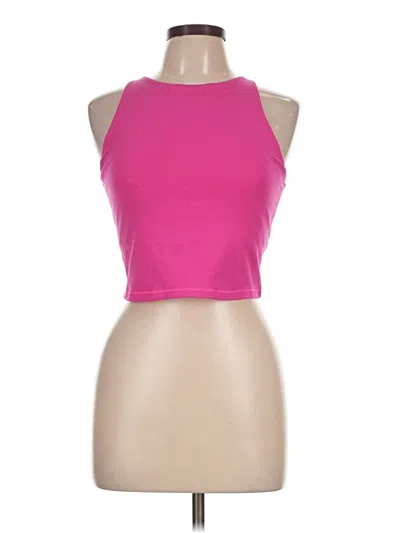 Pre-owned Active By Old Navy Tank Top Pink Halter Neckline Tops