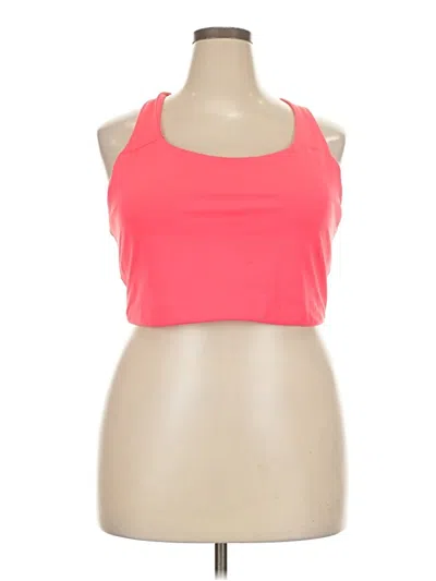Pre-owned Active By Old Navy Tank Top Pink Halter Neckline Tops