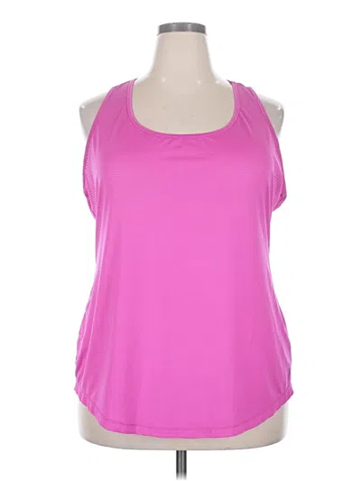Pre-owned Active By Old Navy Tank Top Pink Halter Neckline Tops