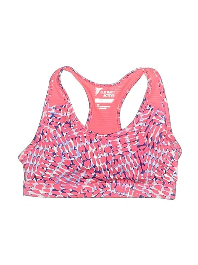 Pre-owned Active By Old Navy Kids' Tank Top Pink Halter Neckline Tops