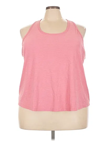Pre-owned Active By Old Navy Tank Top Pink Halter Neckline Tops