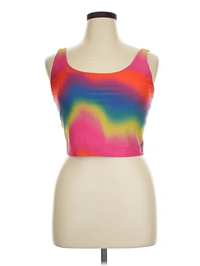 Pre-owned Active By Old Navy Tank Top Pink Strapless Neckline Tops
