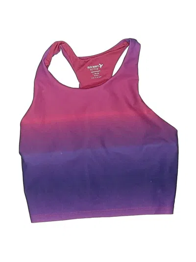 Pre-owned Active By Old Navy Kids' Tank Top Purple Halter Neckline Tops