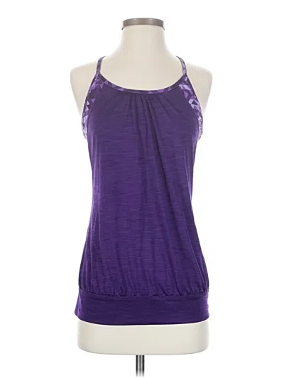 Pre-owned Active By Old Navy Tank Top Purple Halter Neckline Tops