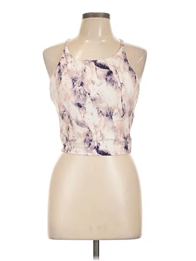 Pre-owned Active By Old Navy Tank Top Purple Halter Neckline Tops