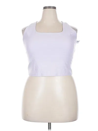 Active By Old Navy Tank Top Purple Halter Neckline Tops