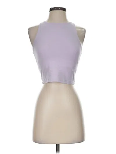 Pre-owned Active By Old Navy Tank Top Purple Halter Neckline Tops