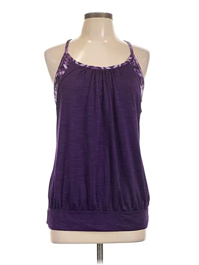 Pre-owned Active By Old Navy Tank Top Purple Halter Neckline Tops