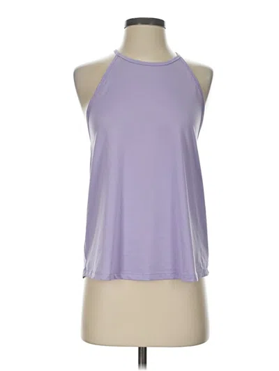 Pre-owned Active By Old Navy Tank Top Purple Halter Neckline Tops
