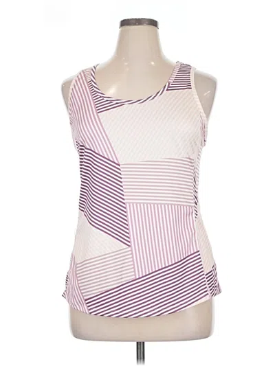 Pre-owned Active By Old Navy Tank Top Purple One Shoulder Neckline Tops