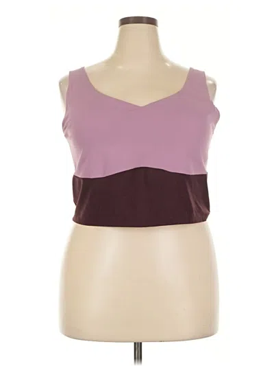 Pre-owned Active By Old Navy Tank Top Purple Strapless Neckline Tops