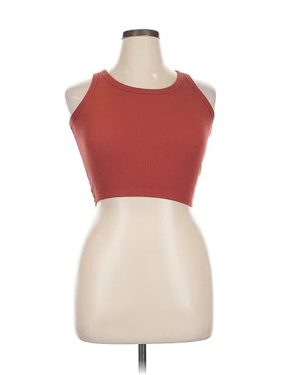 Pre-owned Active By Old Navy Tank Top Red Halter Neckline Tops