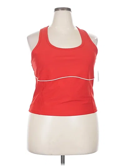 Active By Old Navy Tank Top Red Halter Neckline Tops