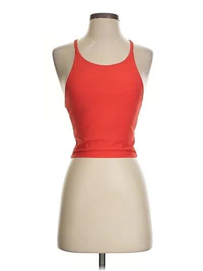 Pre-owned Active By Old Navy Tank Top Red Halter Neckline Tops
