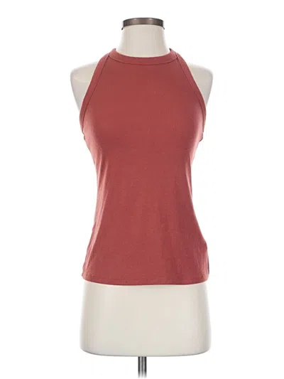 Pre-owned Active By Old Navy Tank Top Red Halter Neckline Tops