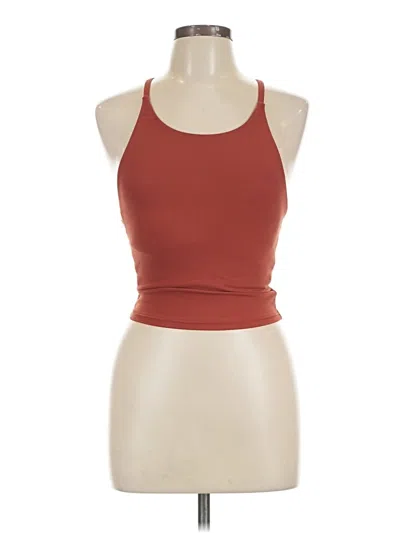 Pre-owned Active By Old Navy Tank Top Red Halter Neckline Tops