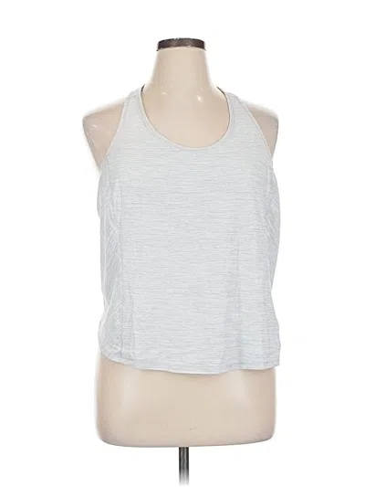 Pre-owned Active By Old Navy Tank Top Silver Halter Neckline Tops