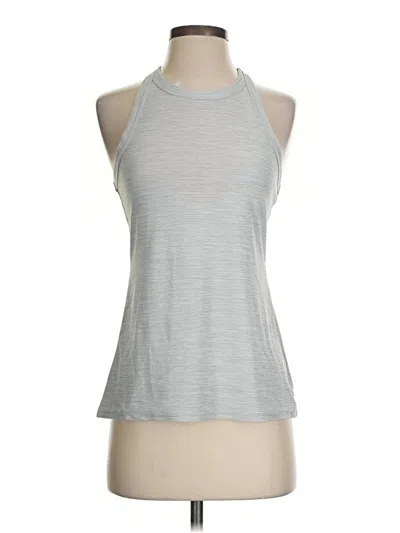 Pre-owned Active By Old Navy Tank Top Silver Halter Neckline Tops