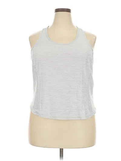 Pre-owned Active By Old Navy Tank Top Silver Halter Neckline Tops