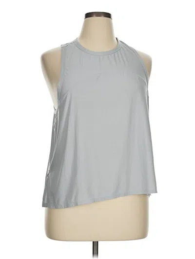 Pre-owned Active By Old Navy Tank Top Silver Halter Neckline Tops