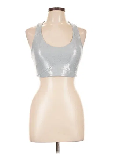 Pre-owned Active By Old Navy Tank Top Silver Halter Neckline Tops